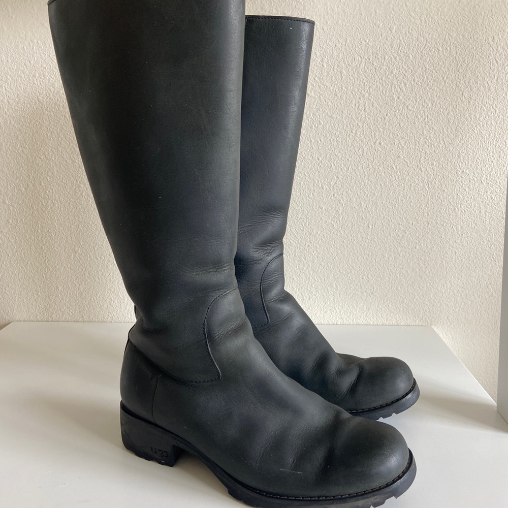 Ugg Sherpa Lined Boots Broome II 1916 Black US 9 - Picture 3 of 8